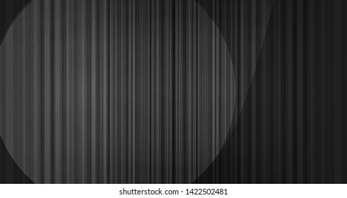 Vector black curtain background with Stage light,Hight Quality and modern style.