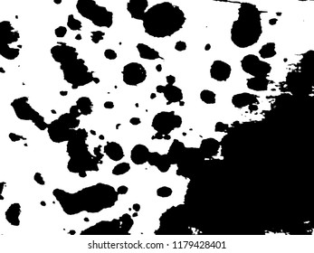 Vector black dot or Blood texture