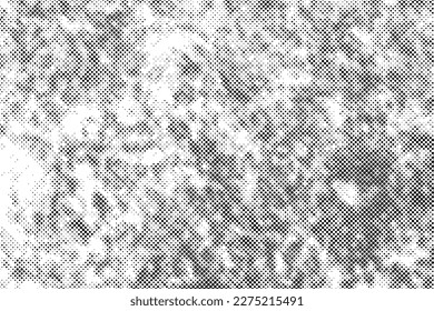 Vector black dots pattern. Halftone effect background.