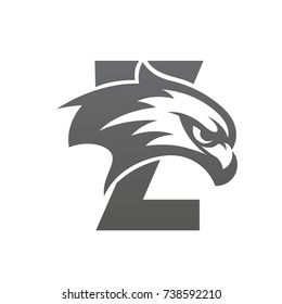 Vector Black Eagle Initial Z Logo