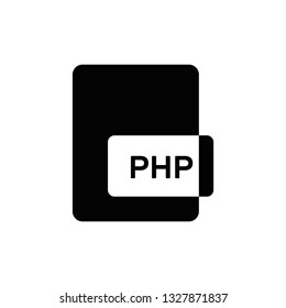 Vector black file type icon