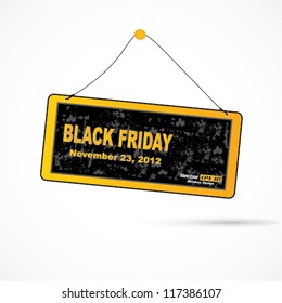 Vector Black Friday advertising element / sign