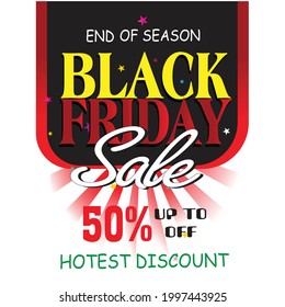 Vector Black Friday Big Discount illustration