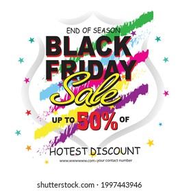 Vector Black Friday Big Discount illustration