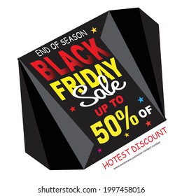 Vektor Black Friday Big Discount Illustration