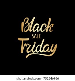 Vector Black Friday illustration. Black Friday icon.