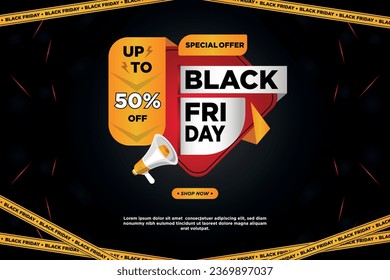 Vector Black Friday Sale Background