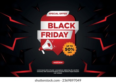 Fondo de la venta del Vector Black Friday