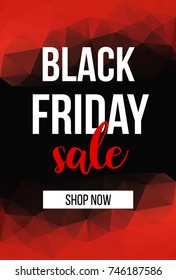 Vector Black Friday sale design template. Black Friday banner.