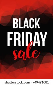 Vector Black Friday sale design template. Black Friday banner.