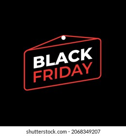 Vector Black Friday sale offer for banner, print, flyer, ad card
