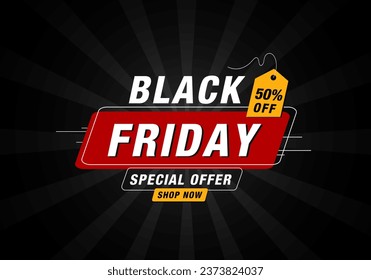 Vector Black Friday sales background