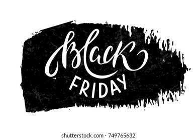 Vector Black Friday Text Banner. Black Friday sale black tag, banner, advertising, vector illustration. Black-friday design, sale, discount, marketing price tag. Black Friday text design template.