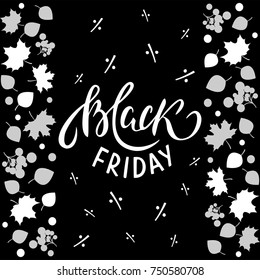 Vector Black Friday Text Banner.  Black Friday sale tag, banner, advertising, vector illustration. Black-friday design, sale, discount, marketing price tag. Black Friday text design template. EPS 10