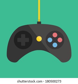 Vector Black Gamepad Icon