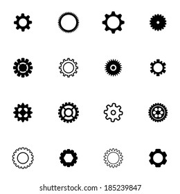 Similar Images, Stock Photos & Vectors of Gear icon set - 197731781