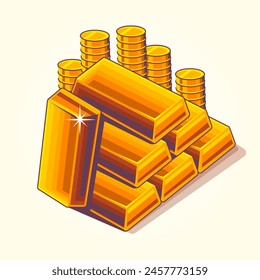 Vector Black and Gold Design Templates for Brochures, Flyers, Mobile Technologies, Applications, Online Services, Typographic Emblems, Logo, Banners and Infographic. Golden Abstract Modern Background.
