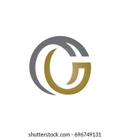 Vector Black Gold Dual Letter F C Logo 