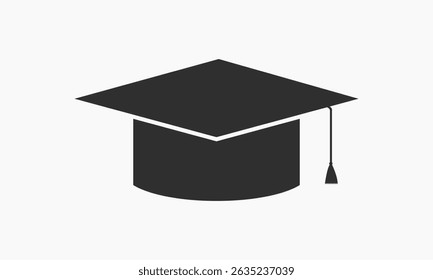 A vector black graduation design.