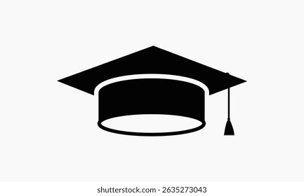 A vector black graduation design.