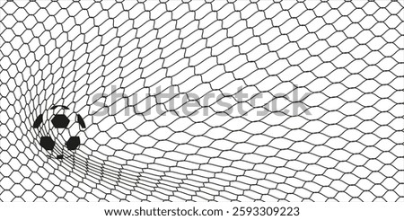 vector black grunge soccer ball on white and blue
