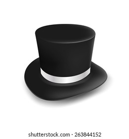 vector black hat cylinder