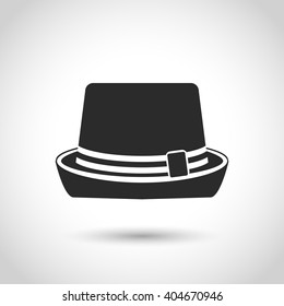 vector black hat icon