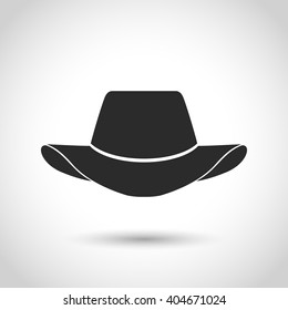 vector black hat icon