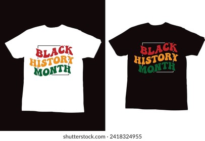 Vector black history month t shirt design  with typography black history quote and vector 