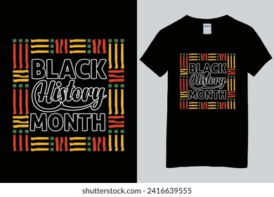 Vector black history month t-shirt design