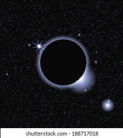 vector black hole