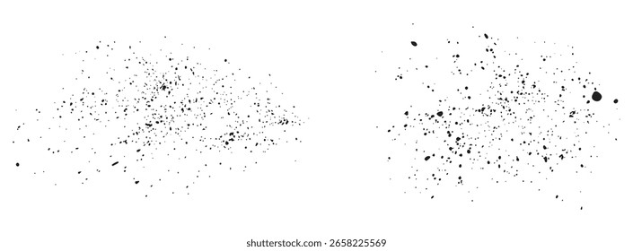 Vector negro horror sangre salpicadura blot diseño de fondo