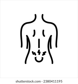 Vector black icon for acute 