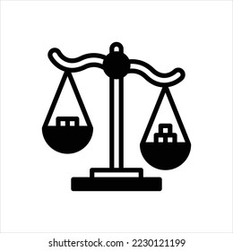Icono negro vector para ventajas