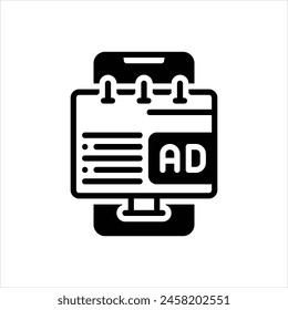 Vector negro para publicidad