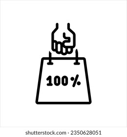 Vector black icon for affordable