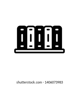 Vector black icon for archive