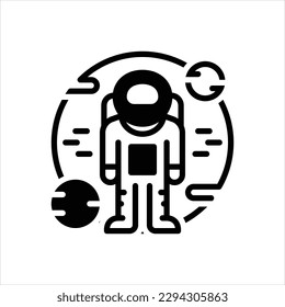 Vector black icon for armstrong
