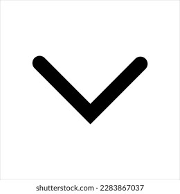 Vector black icon for arrowhead