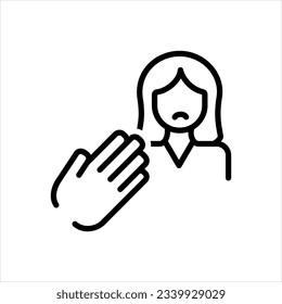 Icono negro vector para asalto