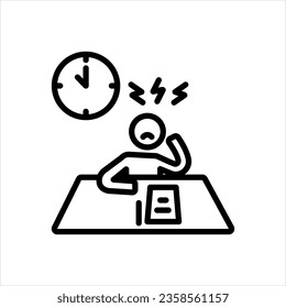 Icono negro del vector para asignar 