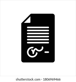 Vector black icon for authority