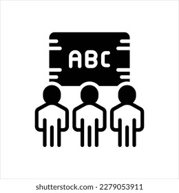 Vector black icon for basics