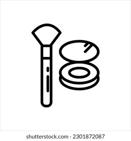 Vector black icon for beauty