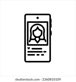 Vector black icon for below post