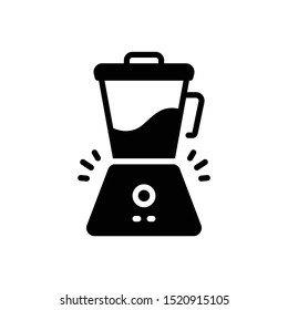 Vector black icon for blender