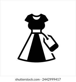 Vector icono negro para la marca
