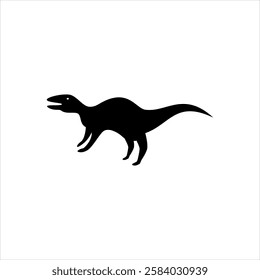 Vector black icon for Brontosaurus