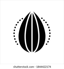 Icono negro vector para marrón