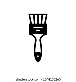 Vector Black Icon Brush Stock Vector (royalty Free) 1844138260 